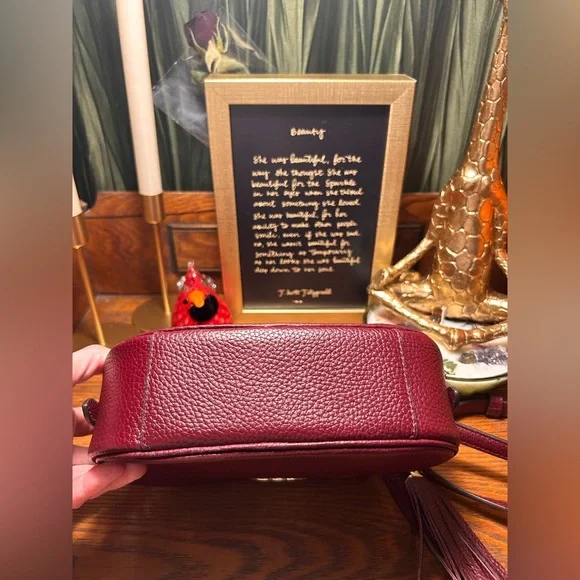 NWT, Kate Spade Burgundy Crossbody Bag - Picture 4 of 4